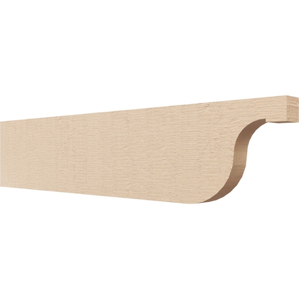 Ekena Millwork 2in. W x 8in. H x 36in. L Del Monte Woodgrain TimberThane Rafter Tail, Primed Tan RFTUR02X08X36DELRCPR - main